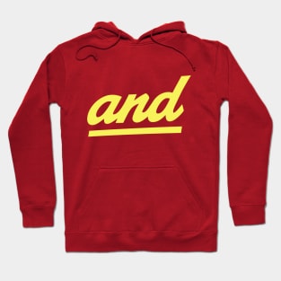 Underlined And Conjunction Hoodie